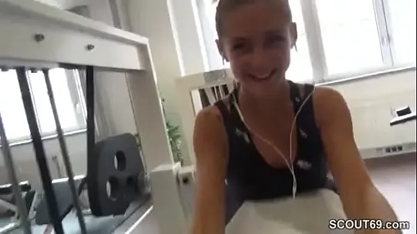 XXX Skinny German Girl have Rough Amateur Sex at Fitness new Videos
