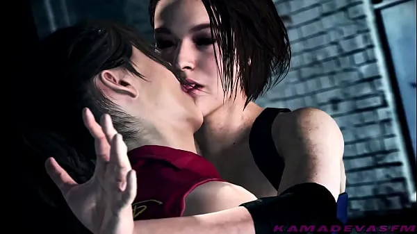 XXX Resident Evil : Claire & Jill Lesbian Kissing | KamadevaSFM วิดีโอใหม่