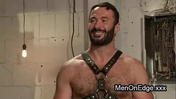 XXX Hairy gay post orgasm torment in bondage nye videoer