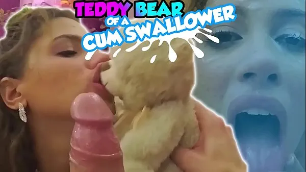 XXX Trailer Teen received Huge Cum Load on her Face while Holding her TeddyBear novih videoposnetkov