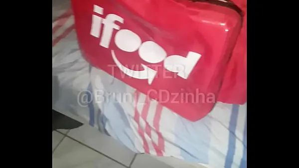 XXX Ifood pizza delivery guy just ate me because I went to pay in | my twitter cdzinha Video baharu