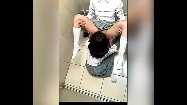 XXX Two Lesbian Students Fucking in the School Bathroom! Pussy Licking Between School Friends! Real Amateur Sex! Cute Hot Latinas new Videos
