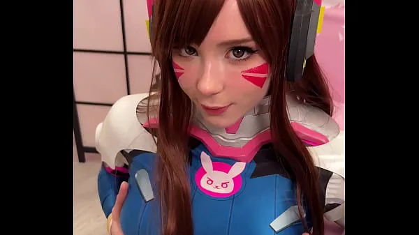 XXX Tiktoker Girl Cosplay D.Va De Overwatch E Suga Pau Até Facial novos vídeos