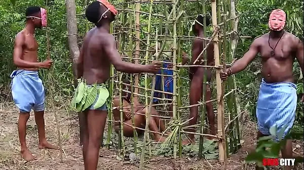 XXX Somewhere in west Africa, on our annual festival, the king fucks the most beautiful maiden in the cage while his Queen and the guards are watching Video baharu