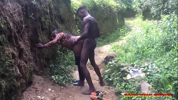 XXX SEX EBONY AMATEUR HOUSE WIFE CAUGHT FUCKING AN AFRICAN HUNTER'S FOR BUSH MEAT - HARDCORE BUSH PORNO new Videos