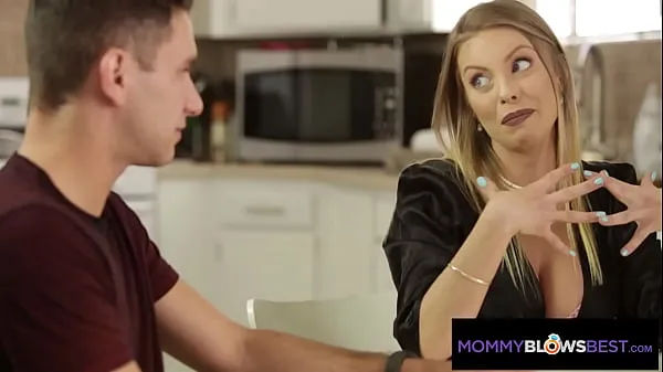 XXX Britney Amber is one hot stepmom, but she's not used to doing all these usual mommy stuff. Such as cooking breakfast for her stepson Brad Knight. She has a failed attempt and burns the eggs and the toast new Videos