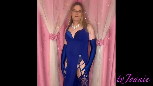 XXX joanie - vestido azul real cum vídeos nuevos