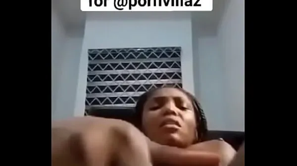 XXX Nigerian lady masturbation nieuwe video's