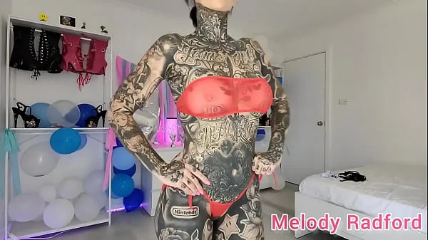 XXX Sheer Black and Red Skimpy Micro Bikini try on Melody Radford new Videos