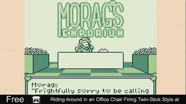 XXX Riding Around in an Office Chair (free game itchio) Adult, Comedy, Erotic, Female Protagonist, Game Boy, Game Boy ROM, gb-studio, Lewd, NSFW, Twin Stick Shooter new Videos