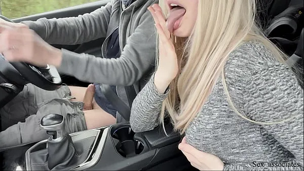 XXX Amazing handjob while driving!! Huge load. Cum eating. Cum play new Videos