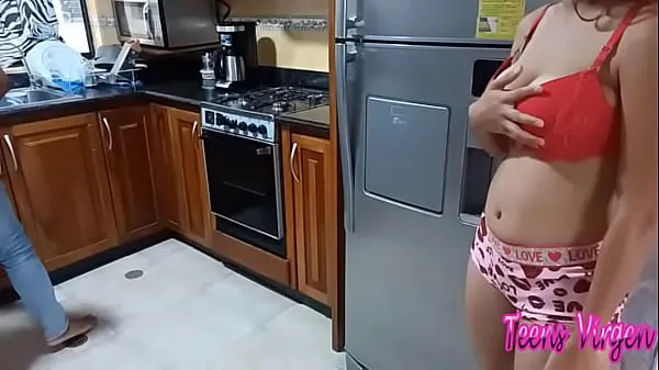 XXX I FUCK MY STEP-SISTER IN THE KITCHEN WHILE MY STEP-MOTHER IS TALKING TO MY FRIEND IN THE LIVING ROOM new Videos