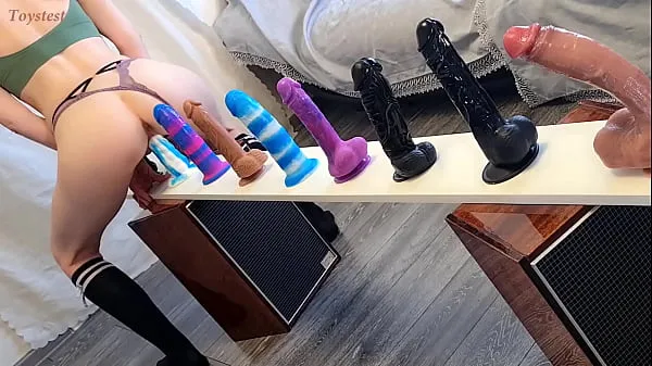 XXX Choosing the Best of the Best! Doing a New Challenge Different Dildos Test (with Bright Orgasm at the end Of course new Videos