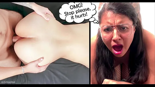 XXX ПЕРВЫЙ АНАЛ! - Очень болезненный анальный сюрприз с сексуальной 18-летней латинской студенткой колледжа новых видео
