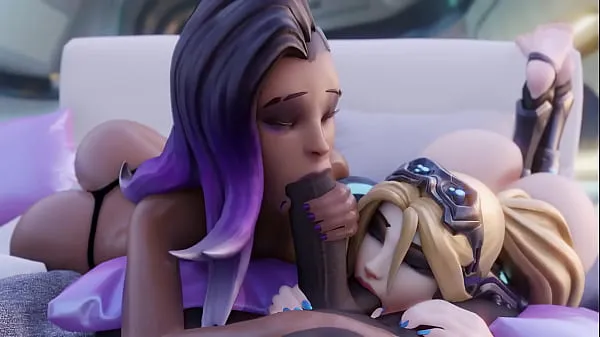 XXX Sombra and Widowmaker Sharing one Guy (Overwatch nowe filmy