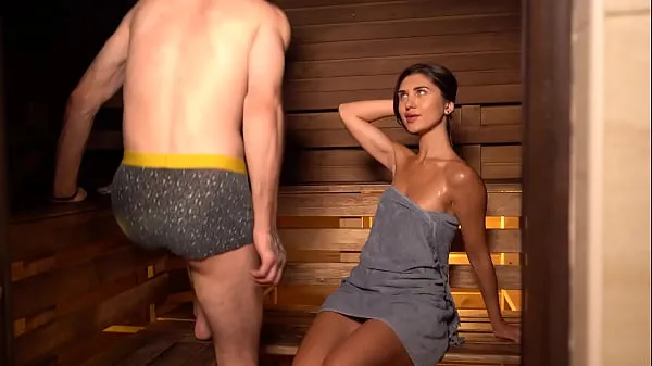 XXX It was already hot in the bathhouse, but then a stranger came innuovi video