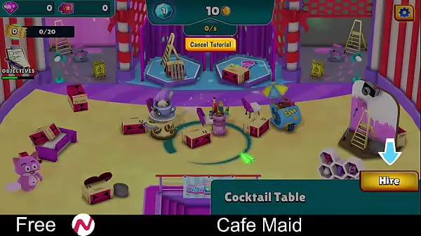 XXX Cafe Maid (Nutaku Free Browser Game) Casual, Idle, Dating Sim nye videoer