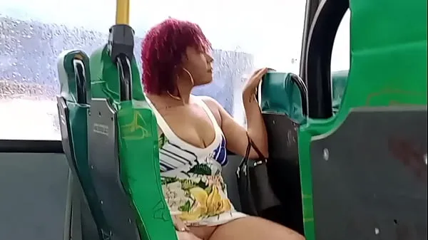 XXX I showed off on the bus and the cuckold touched my underwear new Videos